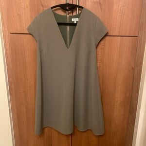 Tobi Green V Neck Dress